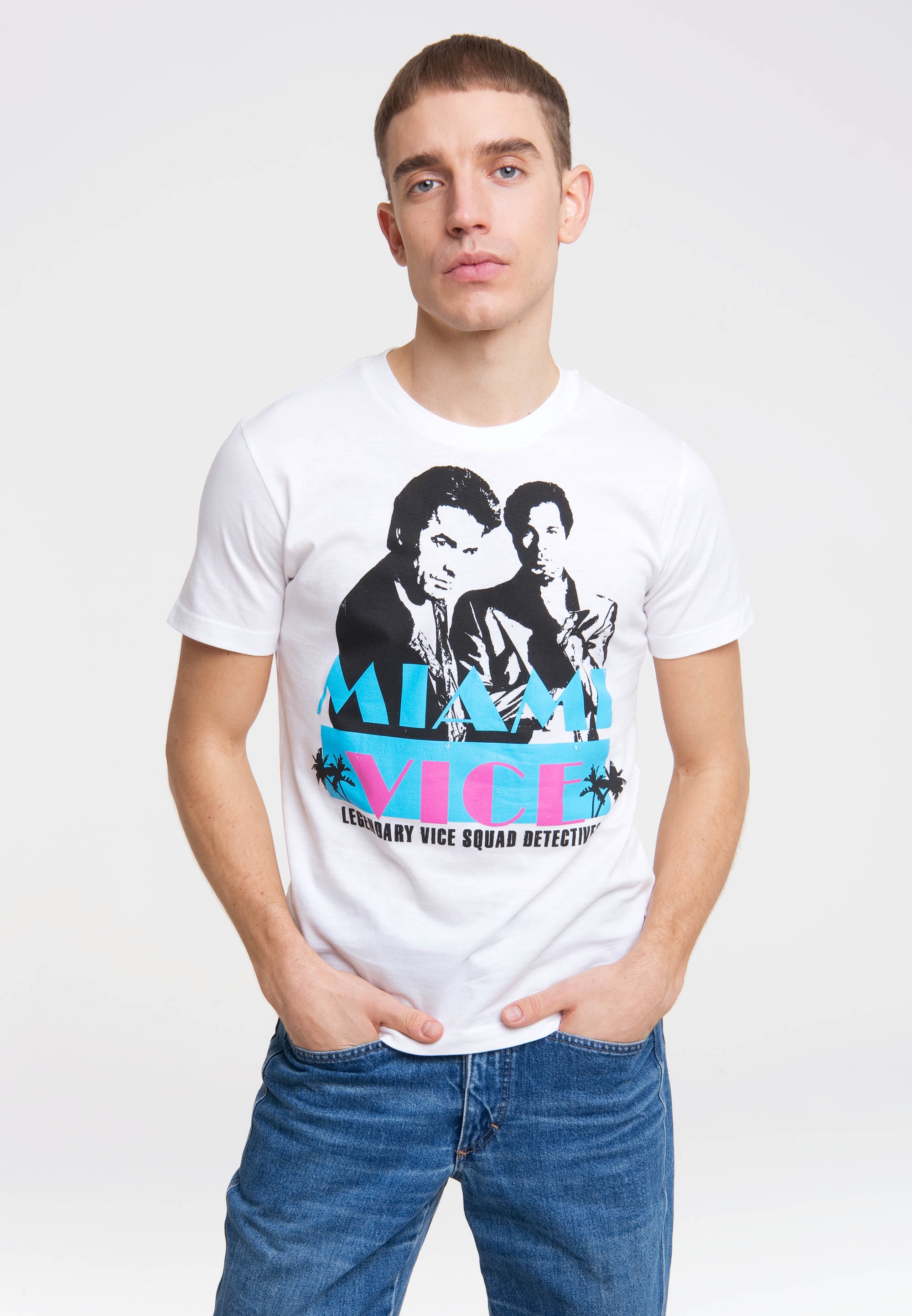 LOGOSHIRT T-Shirt "MIAMI VICE" günstig online kaufen