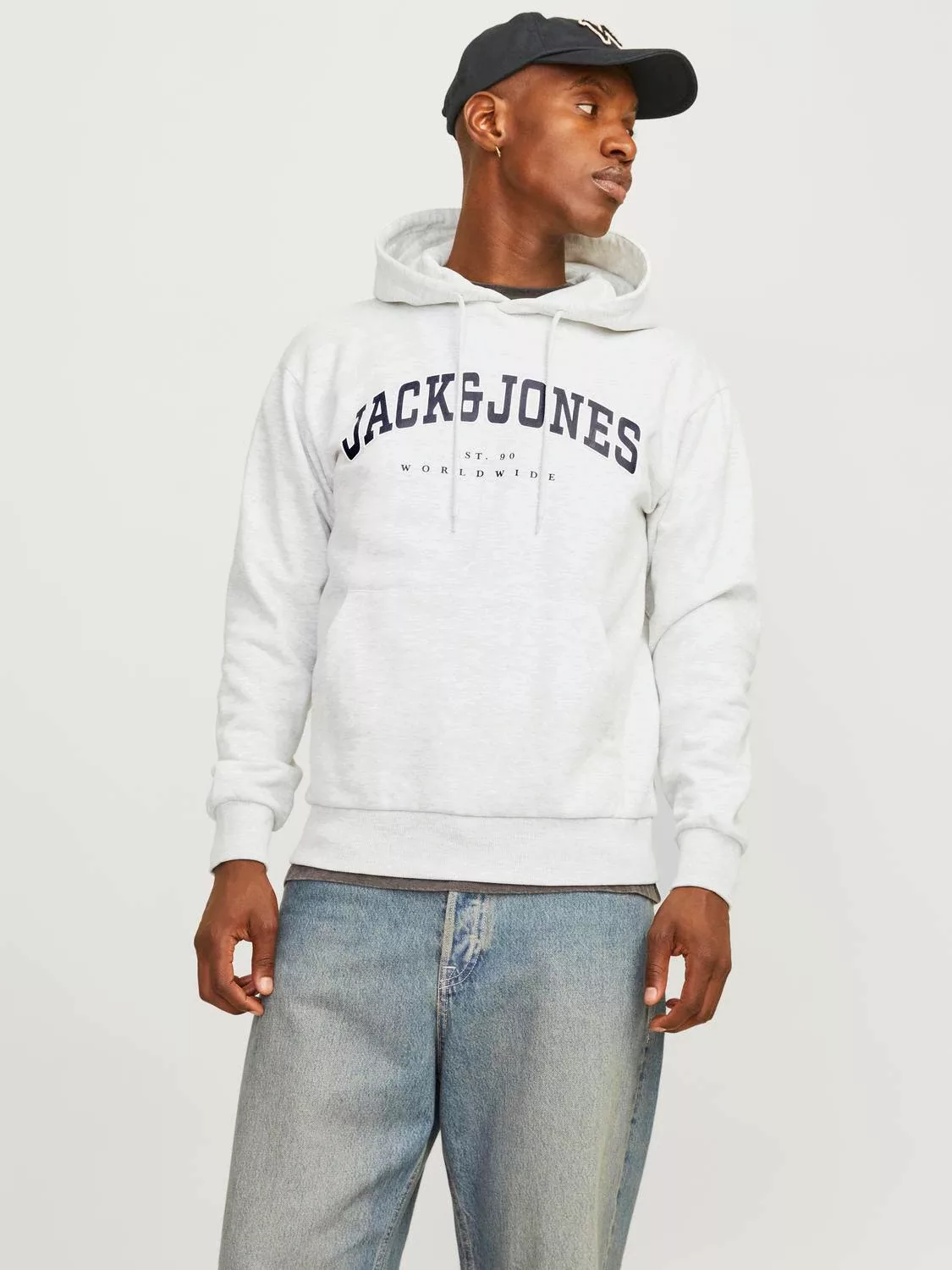 Jack & Jones Kapuzensweatshirt "JJECALEB VARSITY SWEAT HOOD NOOS" günstig online kaufen