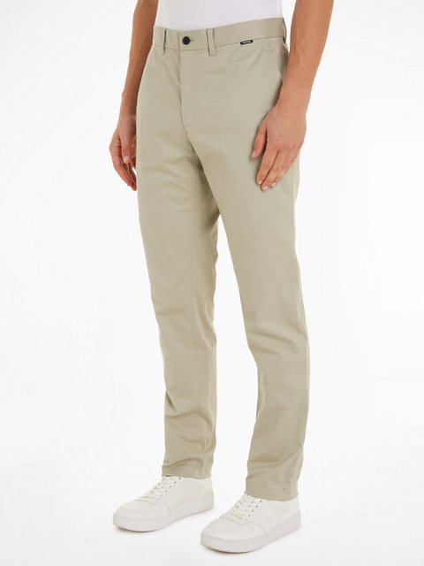 Calvin Klein Chinohose MODERN TWILL SLIM CHINO mit Logoprägung günstig online kaufen