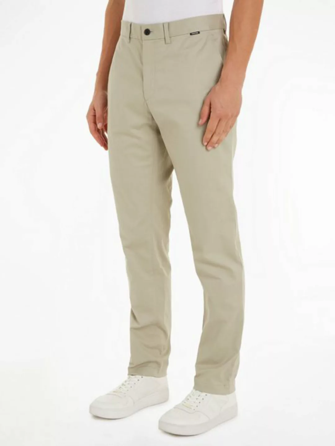 Calvin Klein Chinohose "MODERN TWILL SLIM CHINO", mit Logoprägung günstig online kaufen