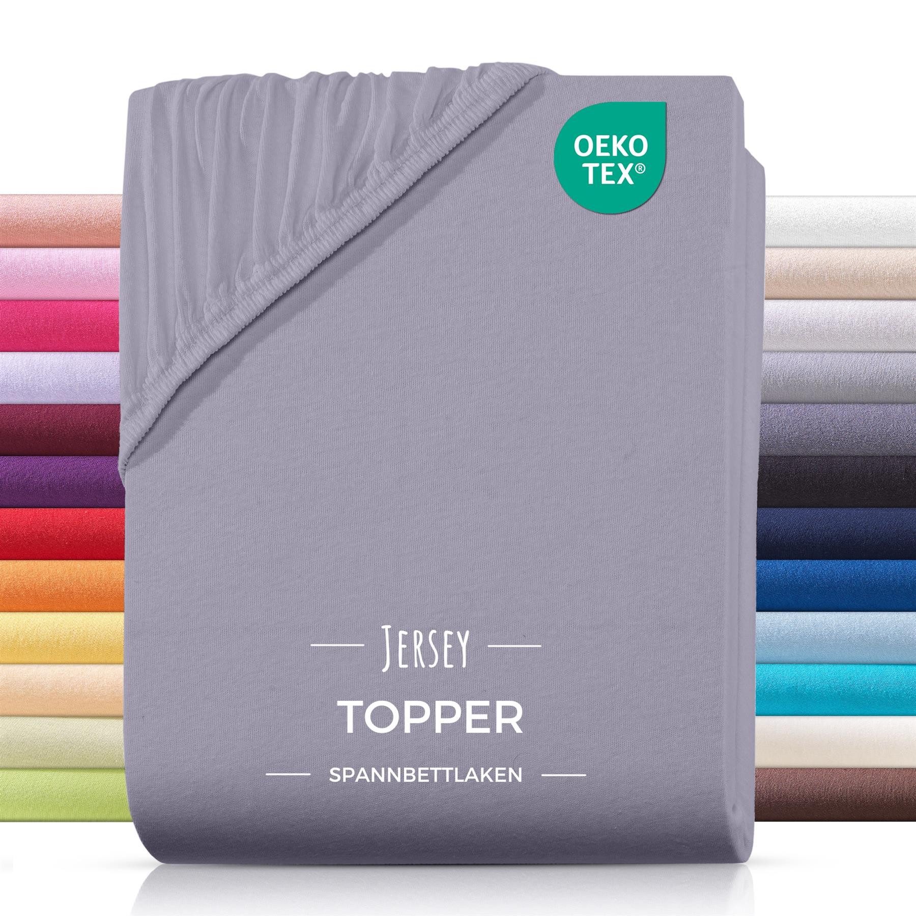 Carpe Sonno Spannbettlaken Topper Spannbetttuch Jersey günstig online kaufen