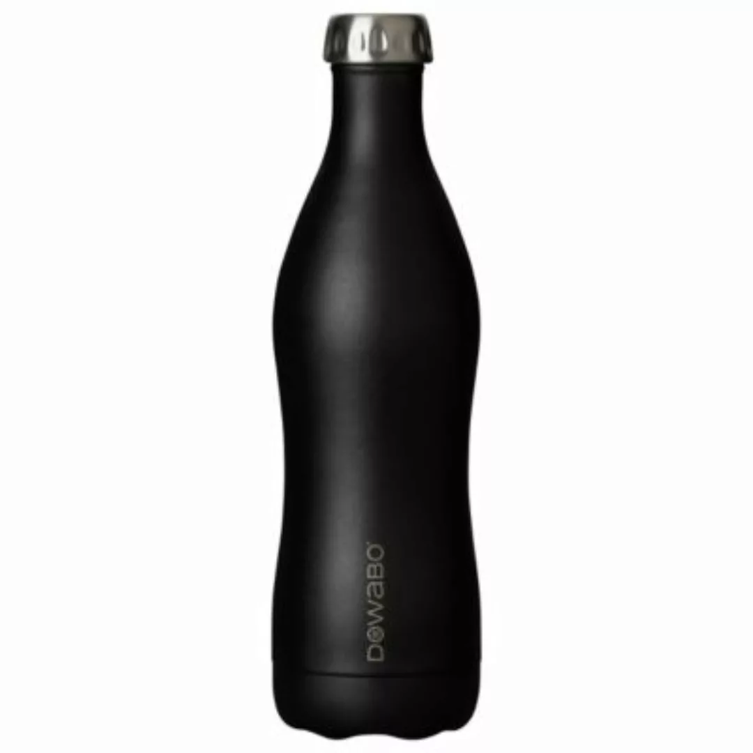 DOWABO® Isolierflasche Trinkflasche Black Sun 750ml schwarz günstig online kaufen