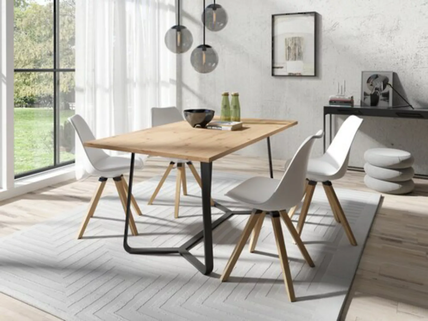 byLIVING Esstisch »Talea«, (1 St.), modernes Design, 140cm und 160cm, Artis günstig online kaufen