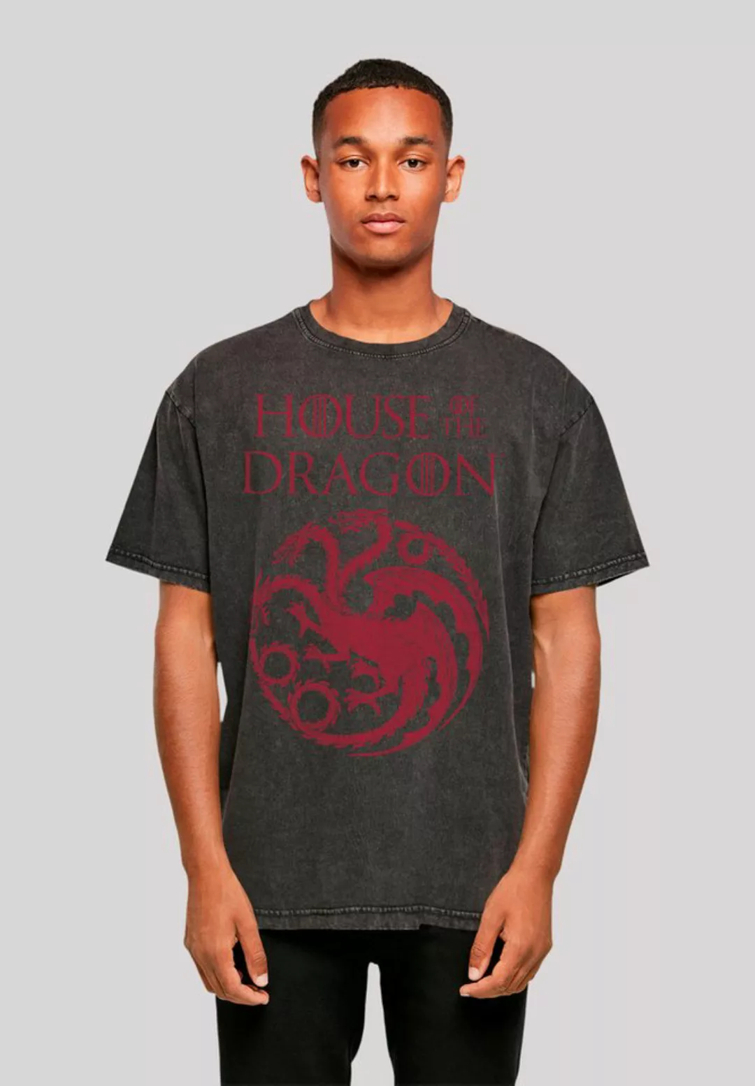 F4NT4STIC T-Shirt "House Of The Dragon Targaryen Crest Logo", Premium Quali günstig online kaufen