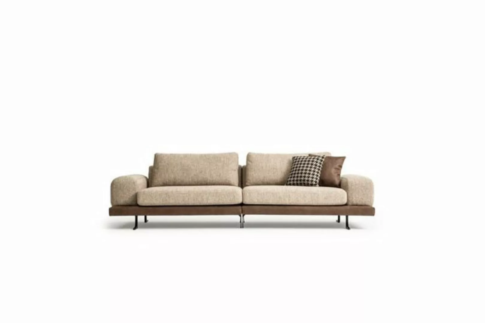 JVmoebel Sofa Beiges Sofa Luxus Dreisitzer Moderner Stil Wohnzimmer Couch, günstig online kaufen