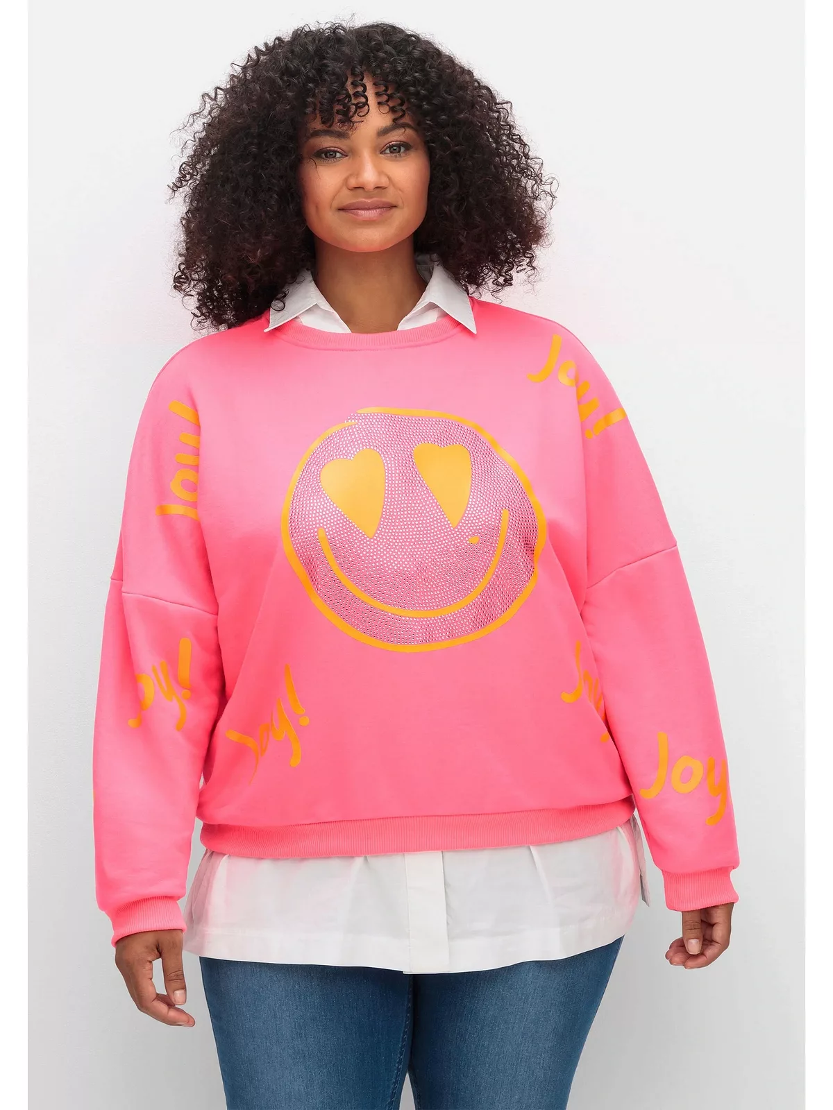 Sheego Sweatshirt "Große Größen", aus reiner Baumwolle günstig online kaufen