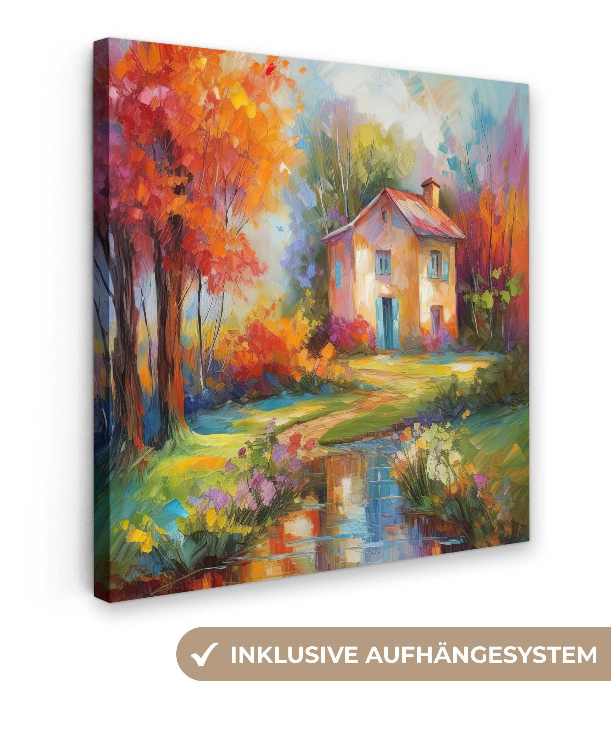 OneMillionCanvasses® Leinwandbild Landschaft - Farbenfroh - günstig online kaufen