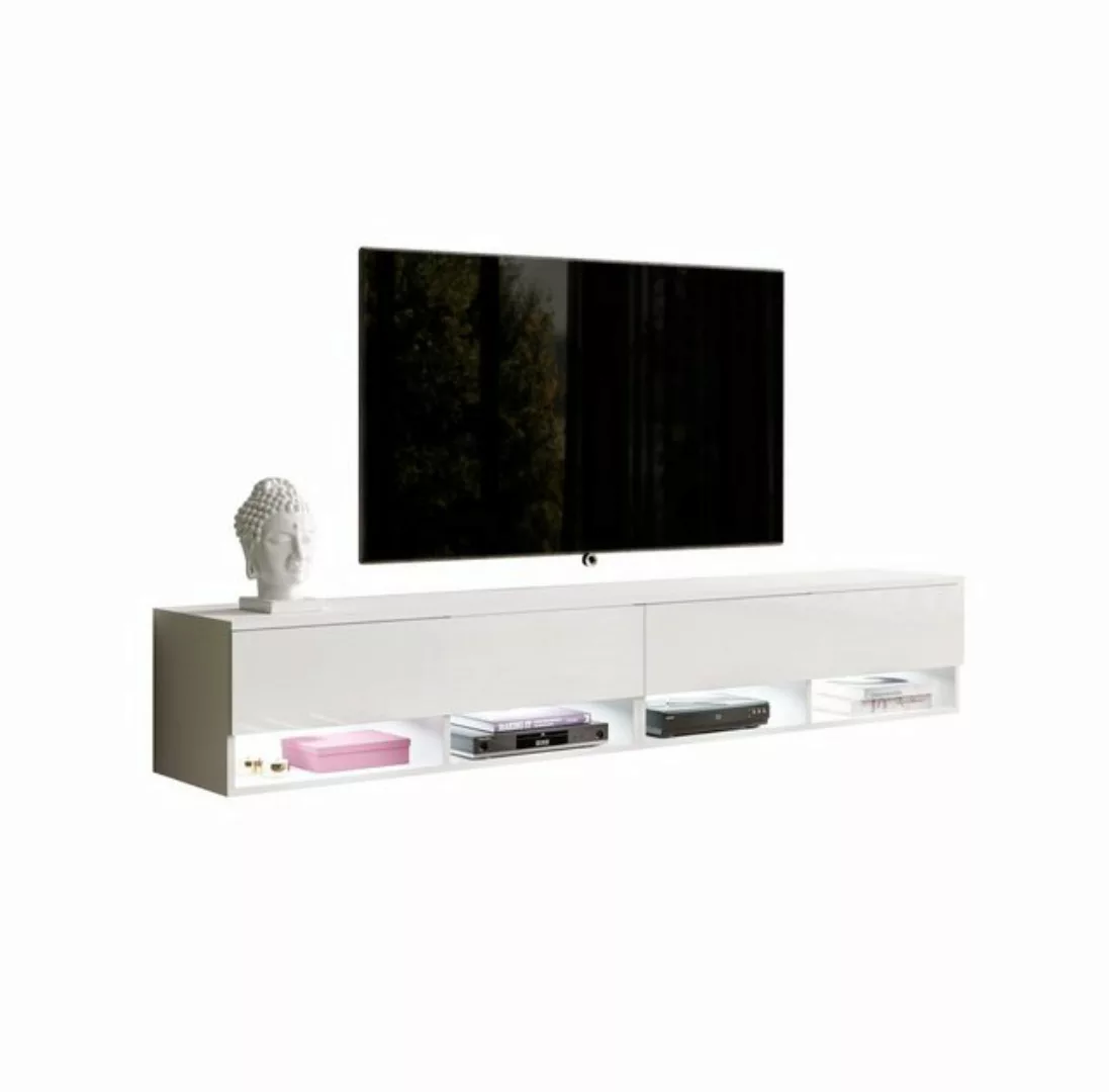 Furnix TV-Schrank Wendi B200 x H34 x T32 cm Fernsehschrank ohne LED Auswahl günstig online kaufen
