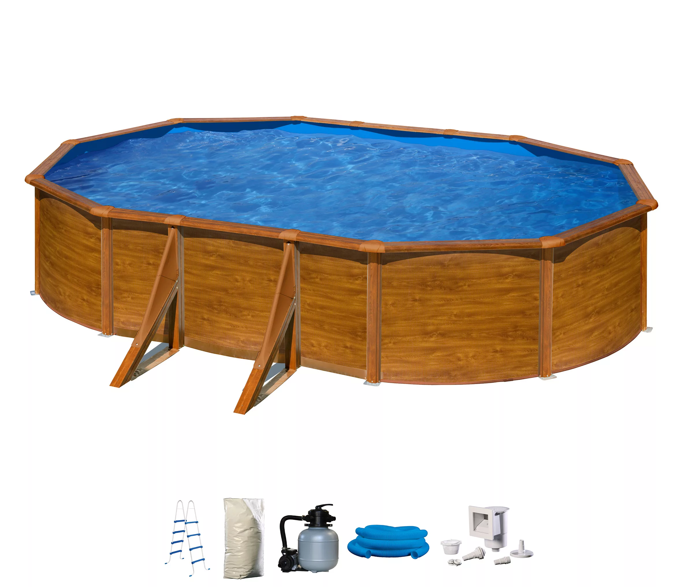 my POOL BWT Ovalpool, (Set), 5-tlg., BxLxH: 375x730x132 cm günstig online kaufen