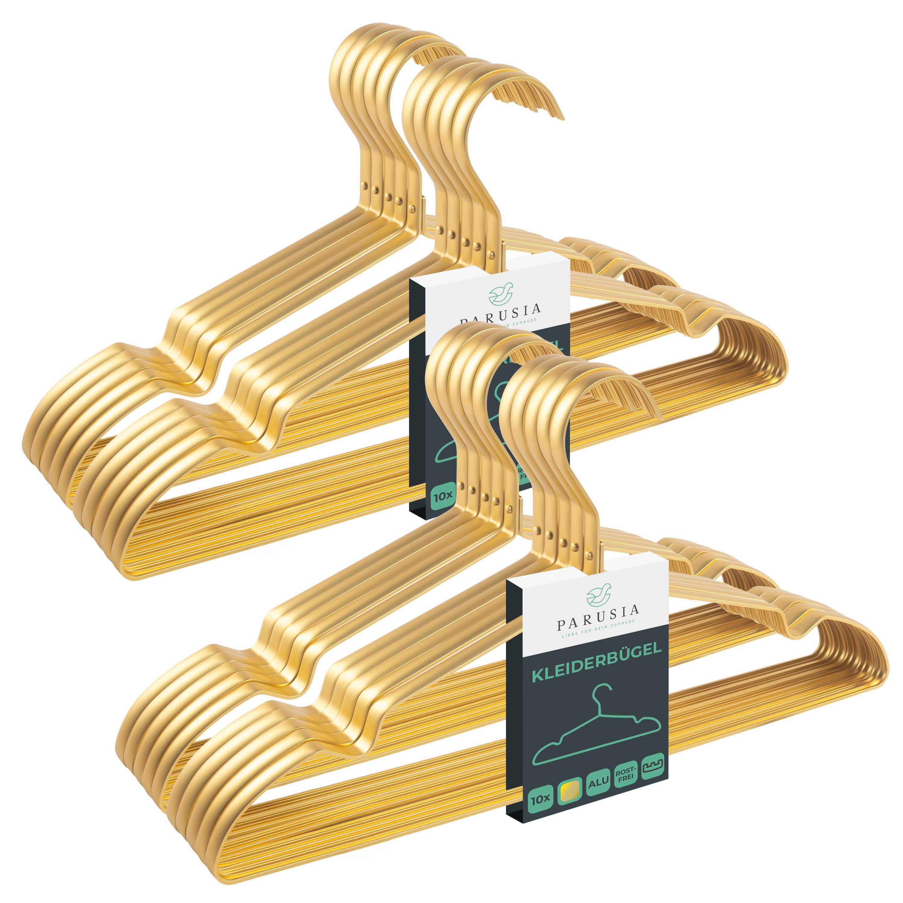 Parusia Kleiderbügel 10/20/40 Parusia Kleiderbügel gold günstig online kaufen