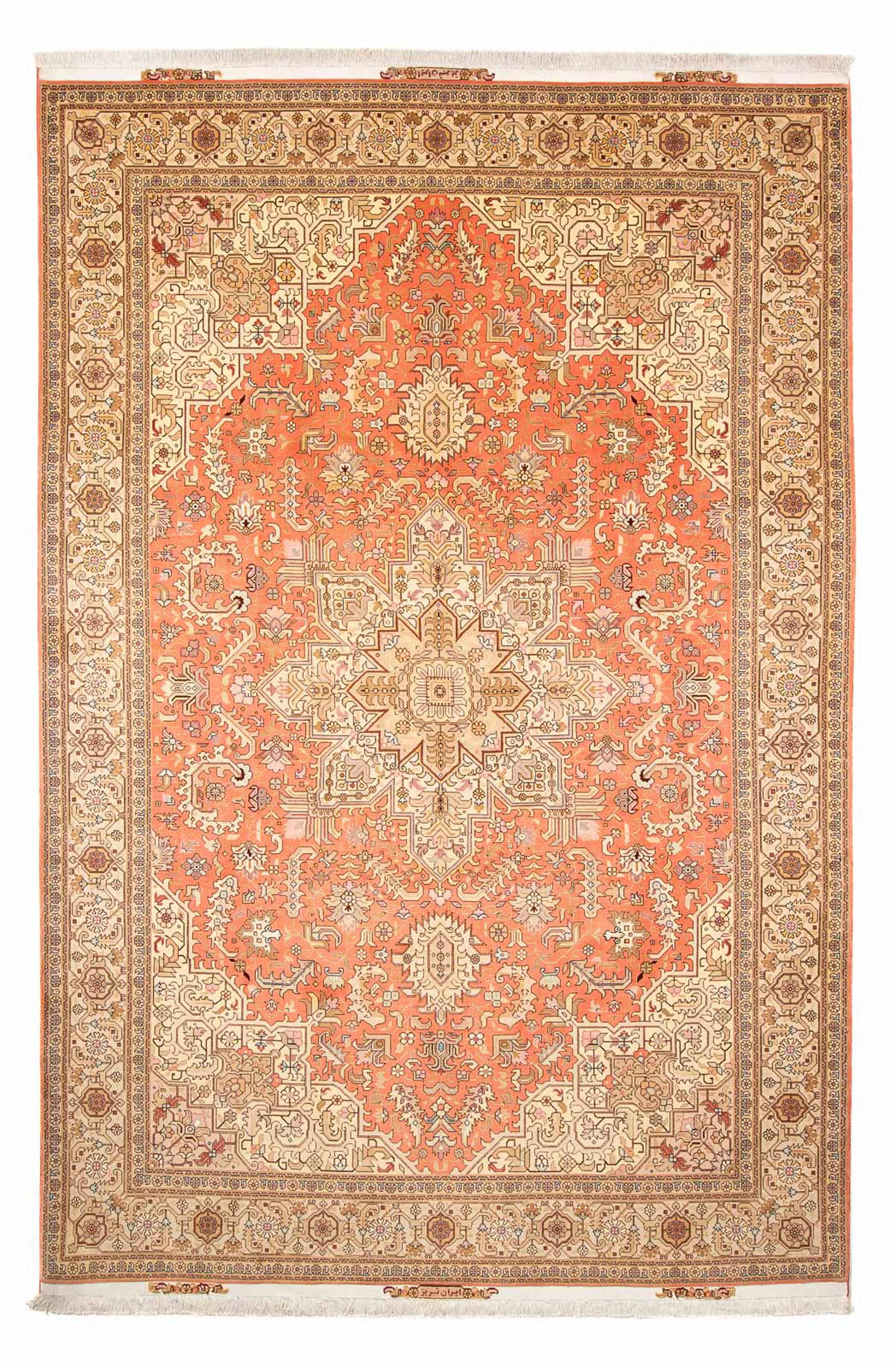 morgenland Orientteppich »Perser - Täbriz - Royal - 312 x 202 cm - hellrot« günstig online kaufen