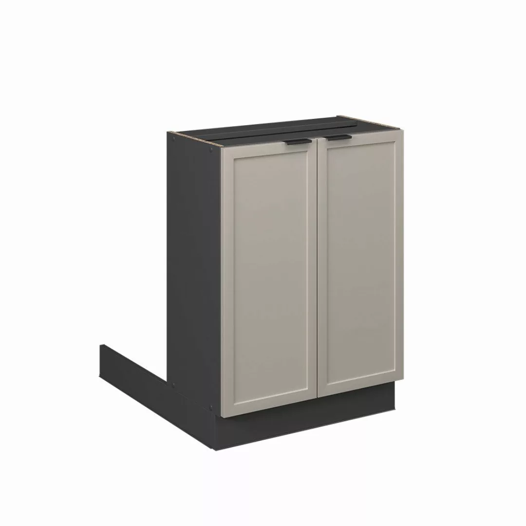 Vicco Unterschrank Fame-Line, GrauBeige/Anthrazit, 60 cm günstig online kaufen