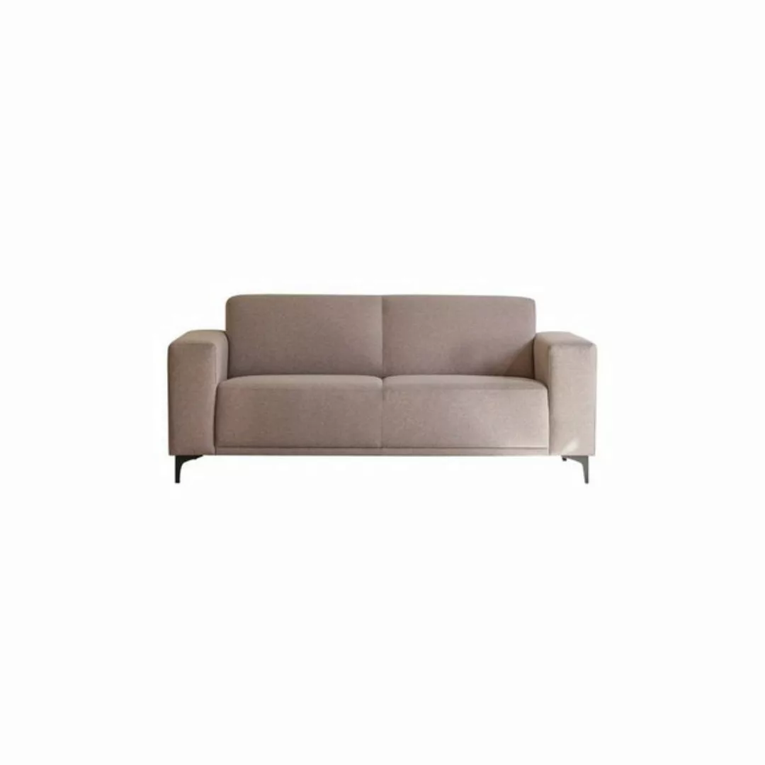 Tikamoon Sofa Lars 2,5-Sitzer-Sofa mit taupegrauem Stoffbezug günstig online kaufen