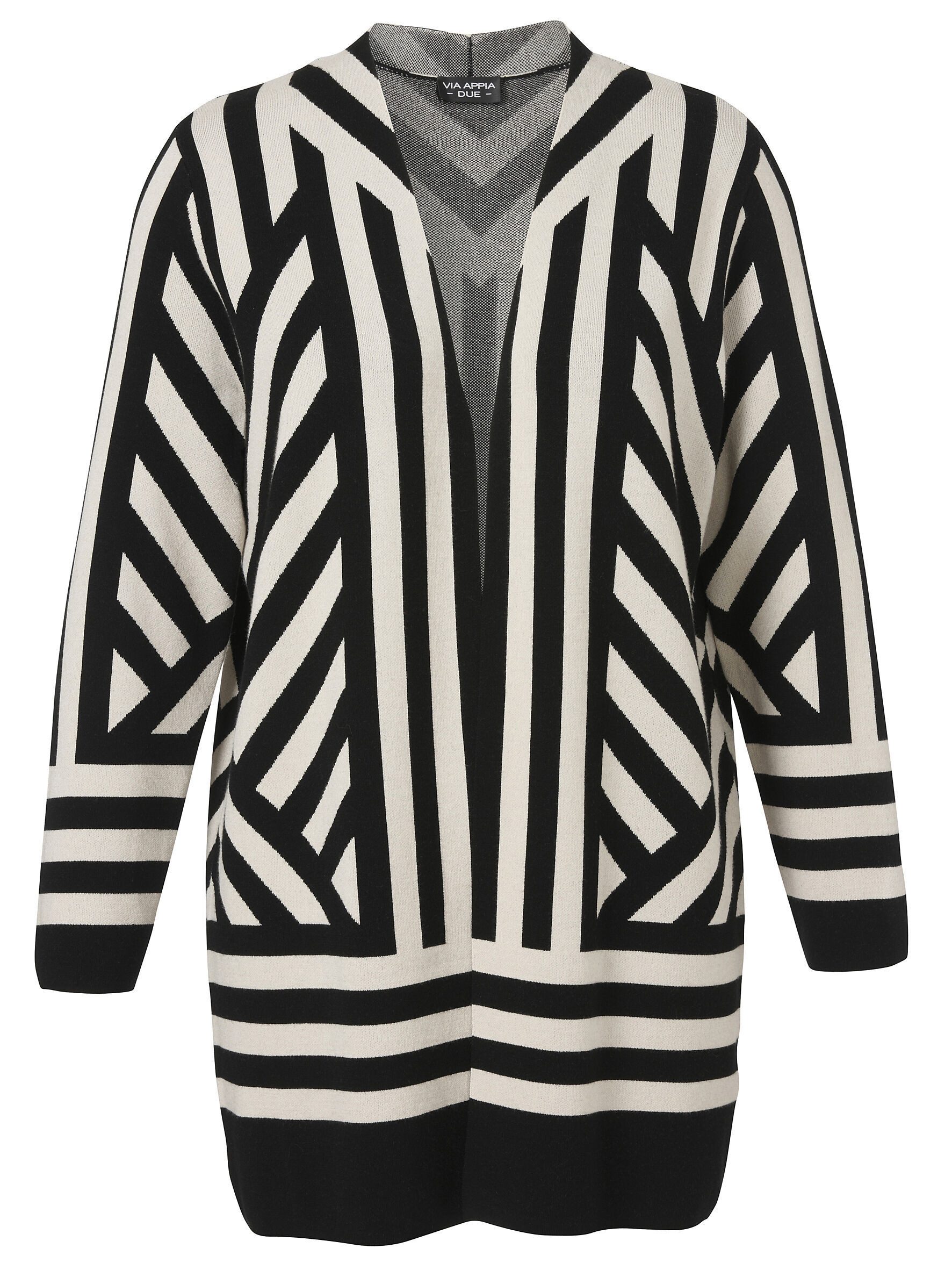 VIA APPIA DUE Cardigan mit grafischem günstig online kaufen