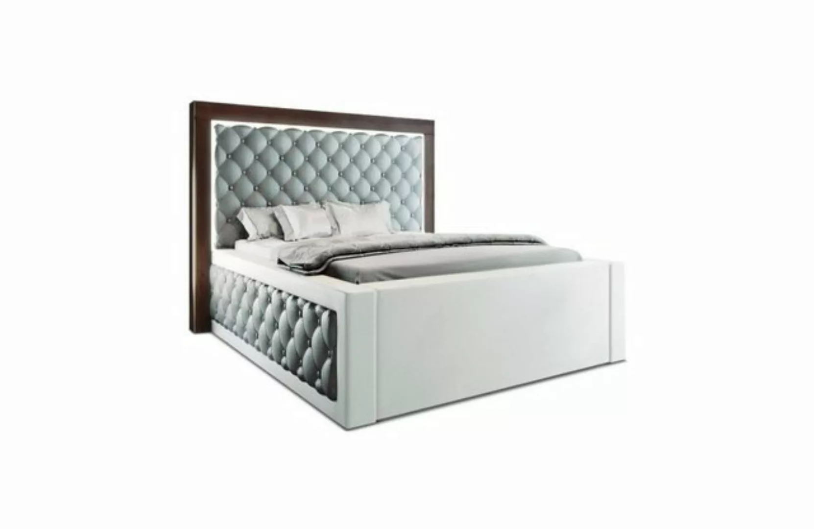 Sofa Dreams Boxspringbett Varese Bett Kunstleder Premium Komplettbett mit L günstig online kaufen