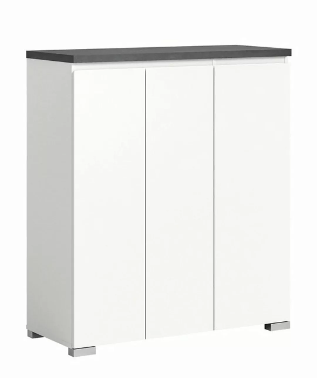 xonox.home Schuhschrank in Weiß - 95x109x40cm (BxHxT) günstig online kaufen