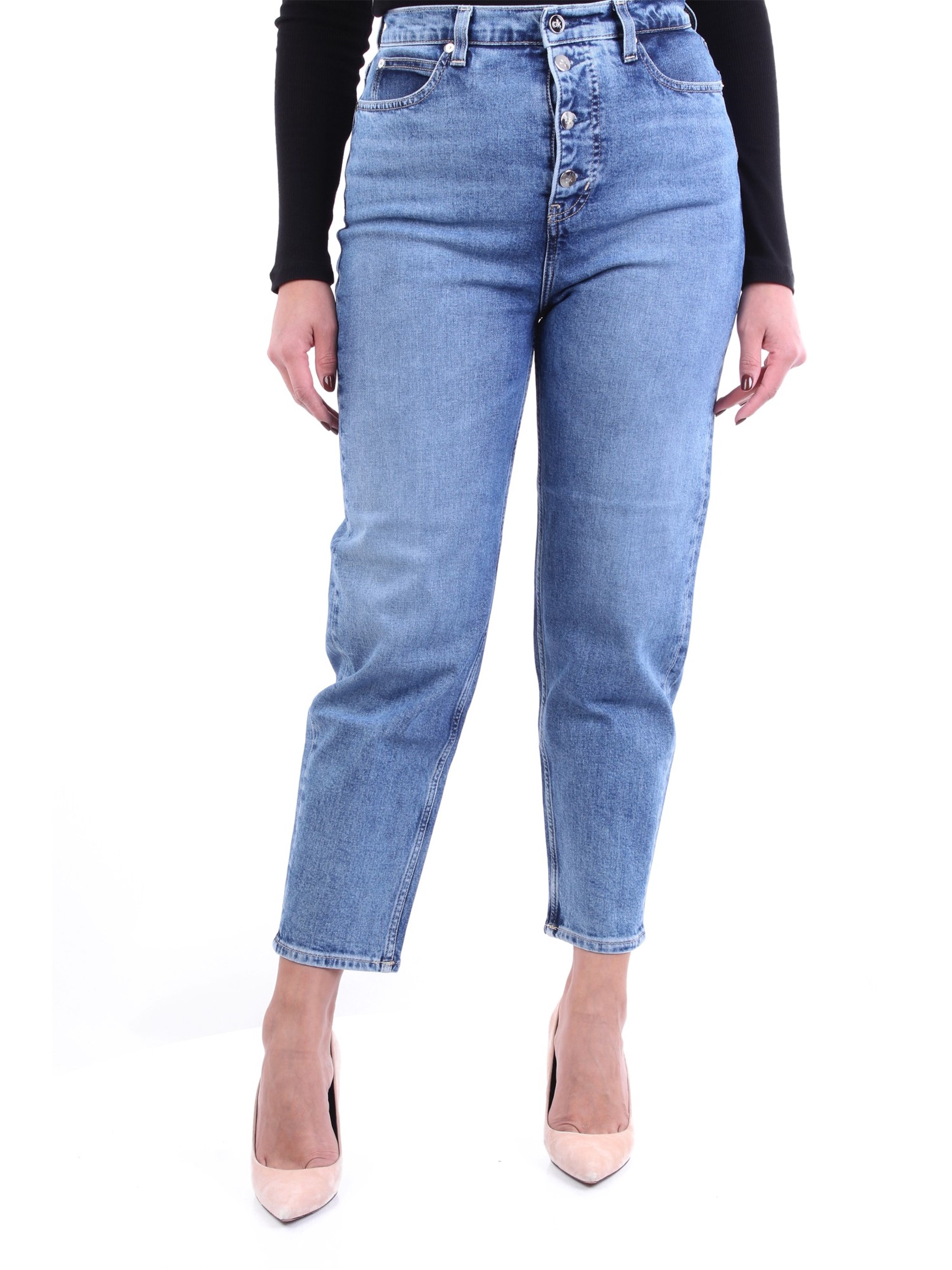 CALVIN KLEIN schlank Damen Blue Jeans günstig online kaufen