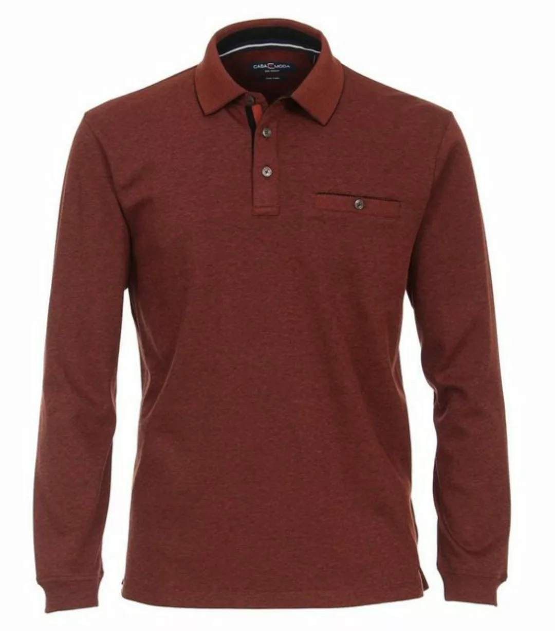 CASAMODA Poloshirt Polo-Shirt Langarm gestreift günstig online kaufen