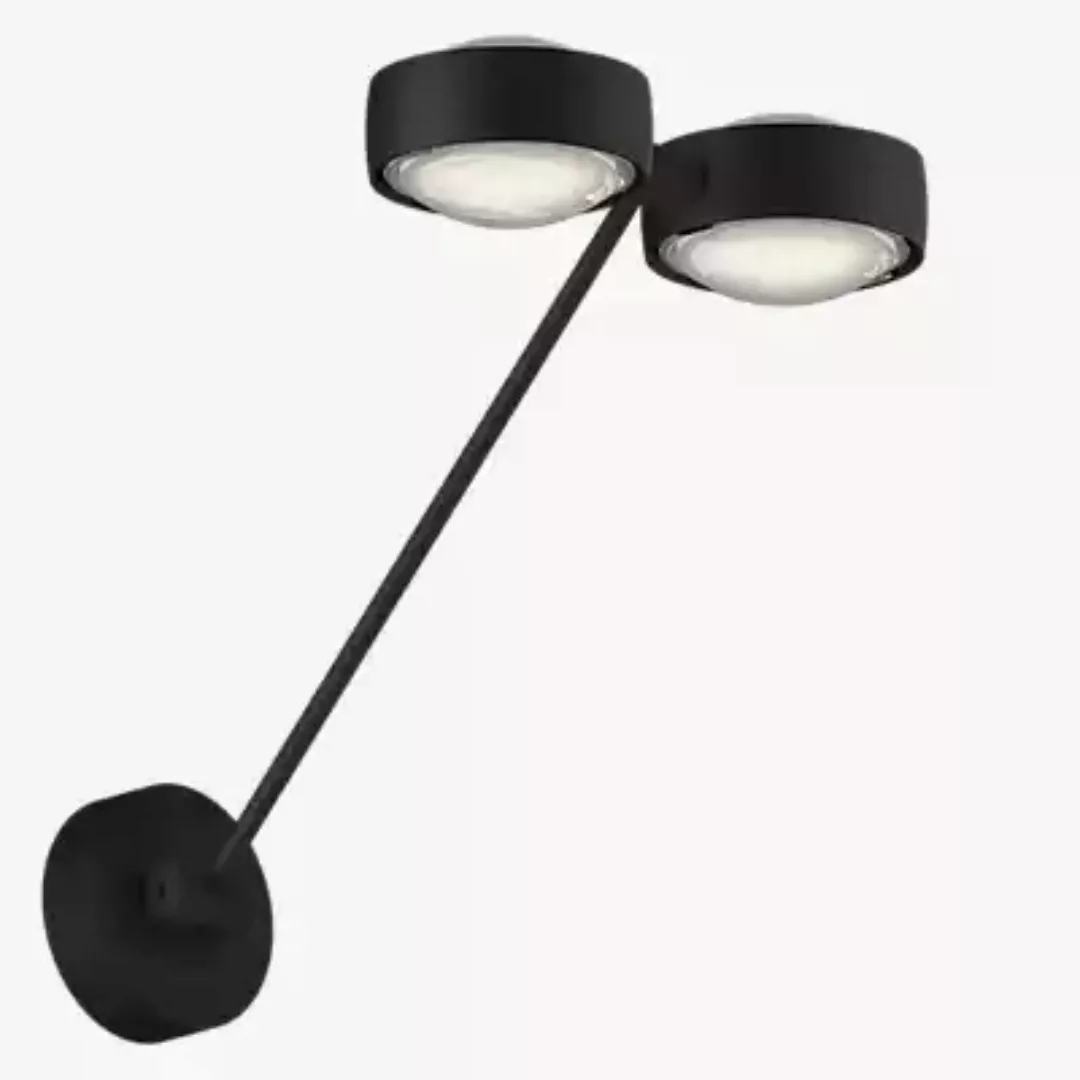 Occhio Sento Parete Doppio 40 Up D Wandleuchte LED, Kopf schwarz matt/Body günstig online kaufen