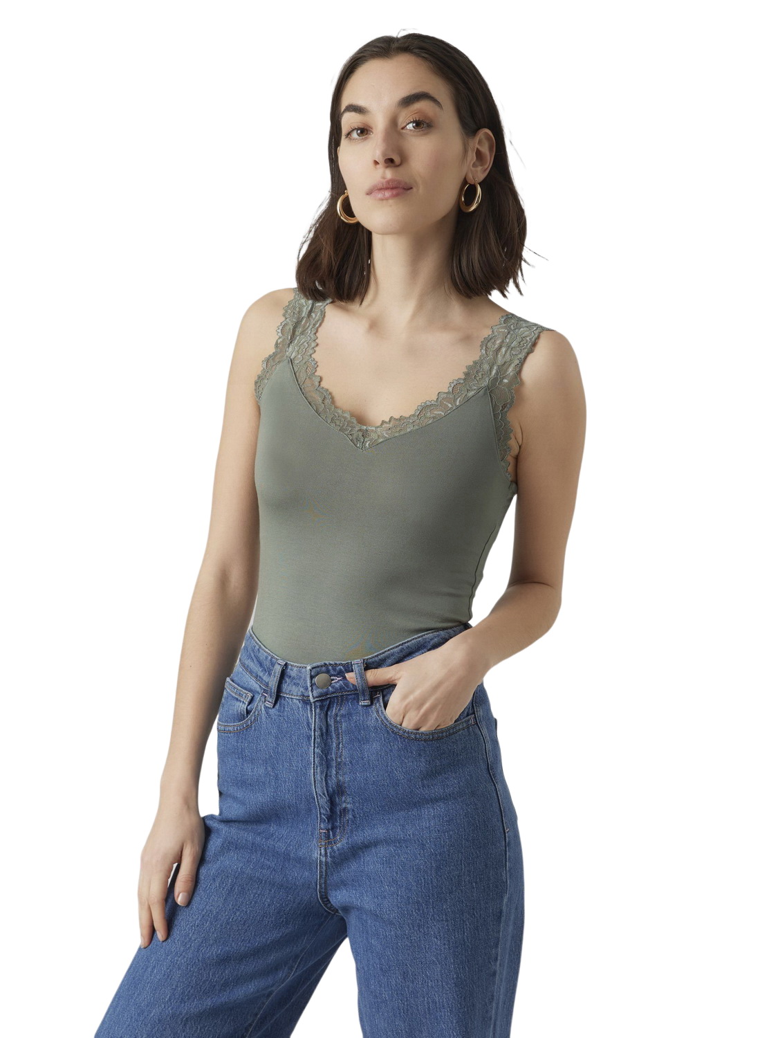 Vero Moda Damen Top VMROSA - Slim Fit günstig online kaufen