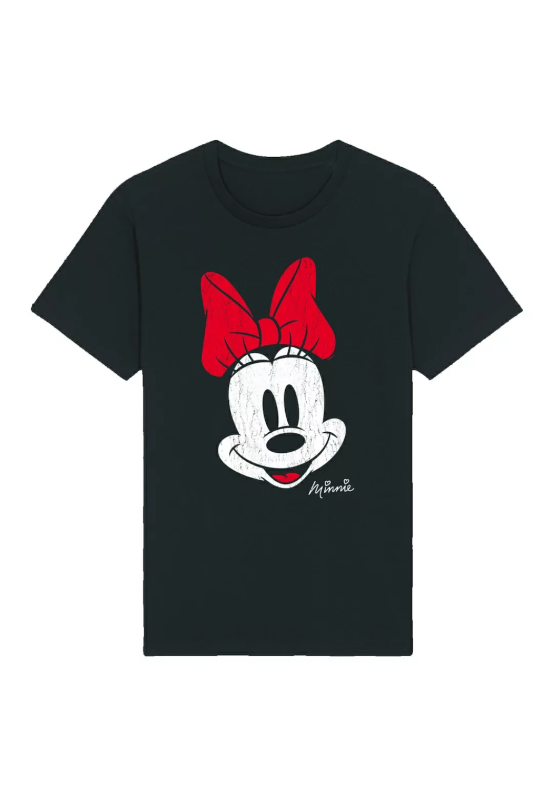 F4NT4STIC T-Shirt "Disney Micky Maus Minnie Gesicht Vintage Look", Premium günstig online kaufen