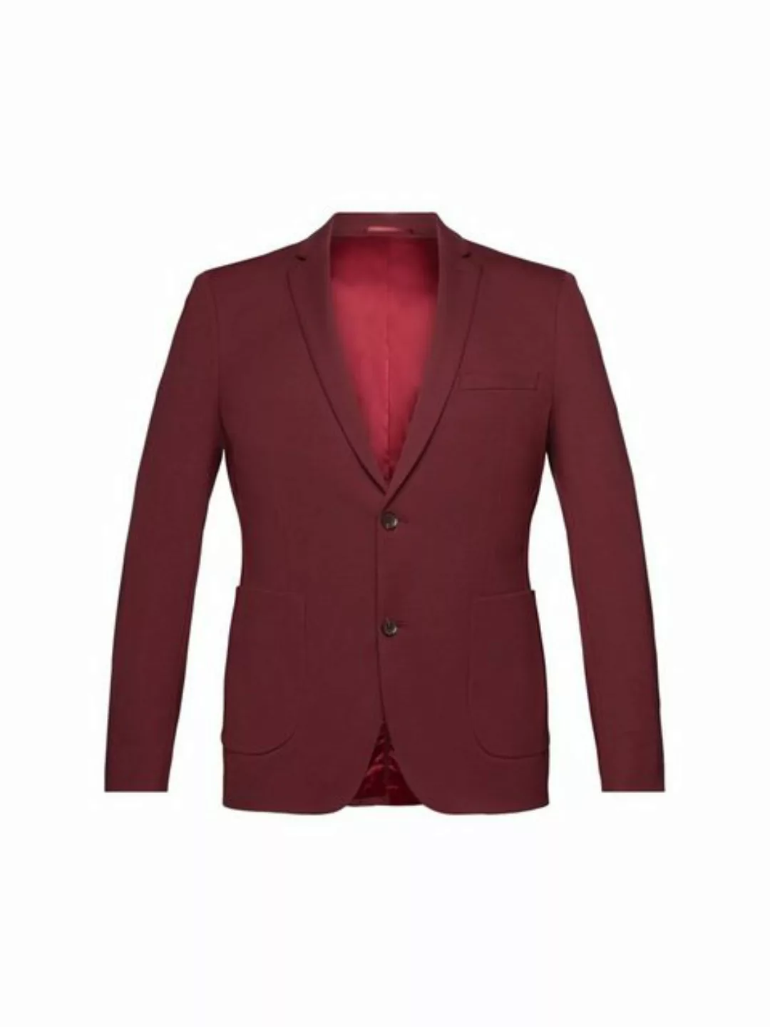 Esprit Collection Anzugsakko Einreihiger Piqué-Jersey-Blazer günstig online kaufen