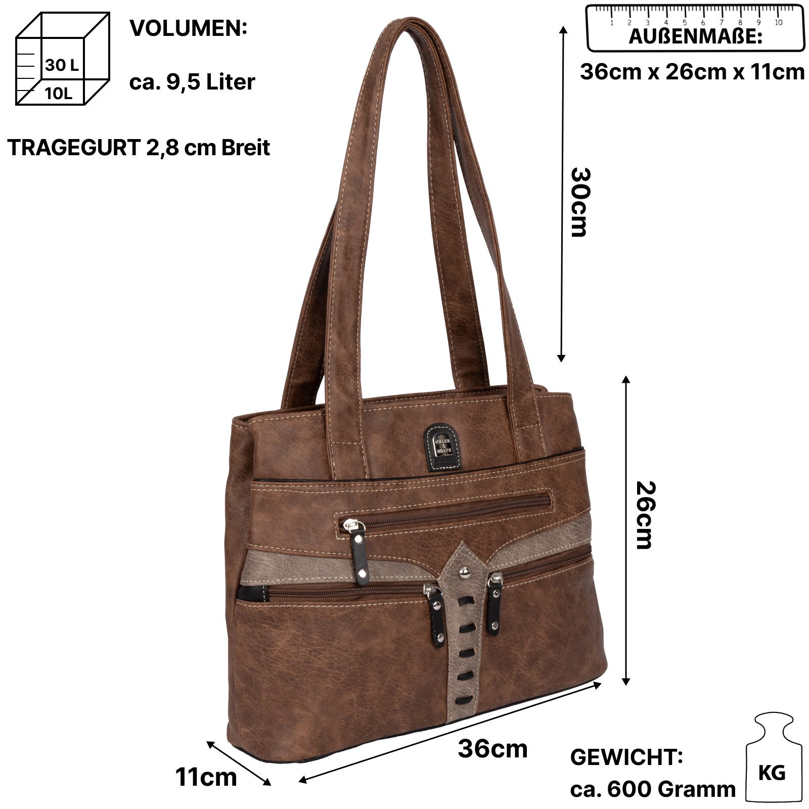 EAAKIE Umhängetasche Damen Tasche Schultertasche Umhängetasche günstig online kaufen