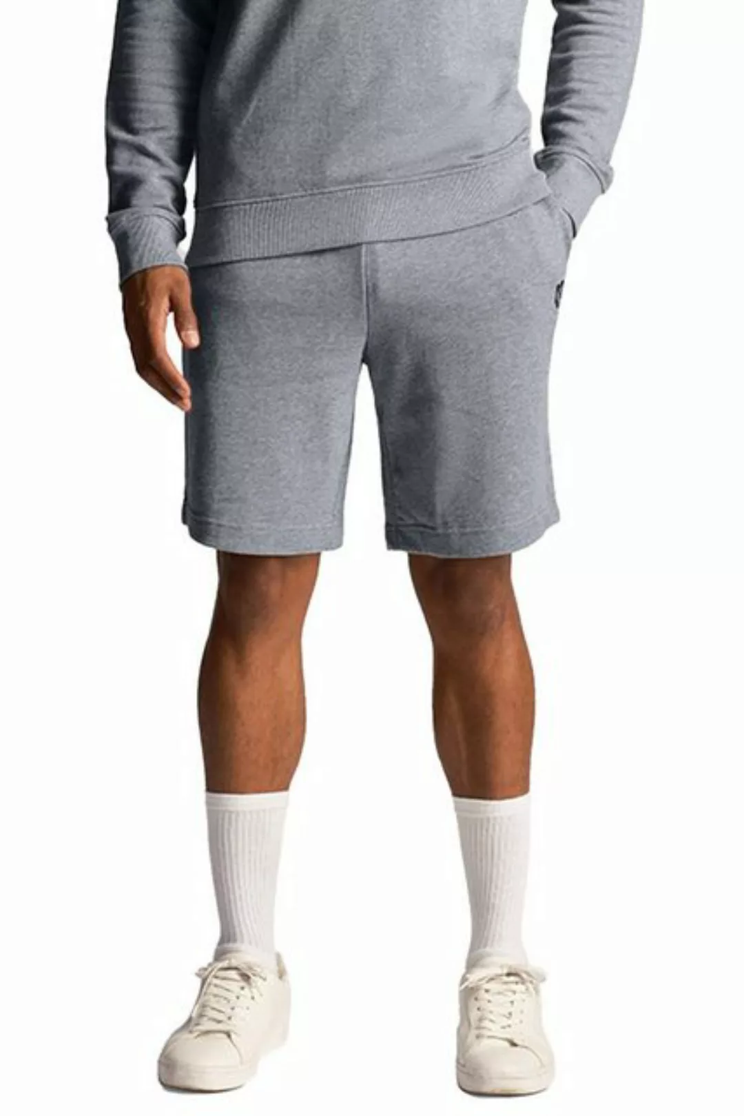 Lyle & Scott Sweatshorts Aus Baumwolle, Sportlich Mit Kordelzug günstig online kaufen