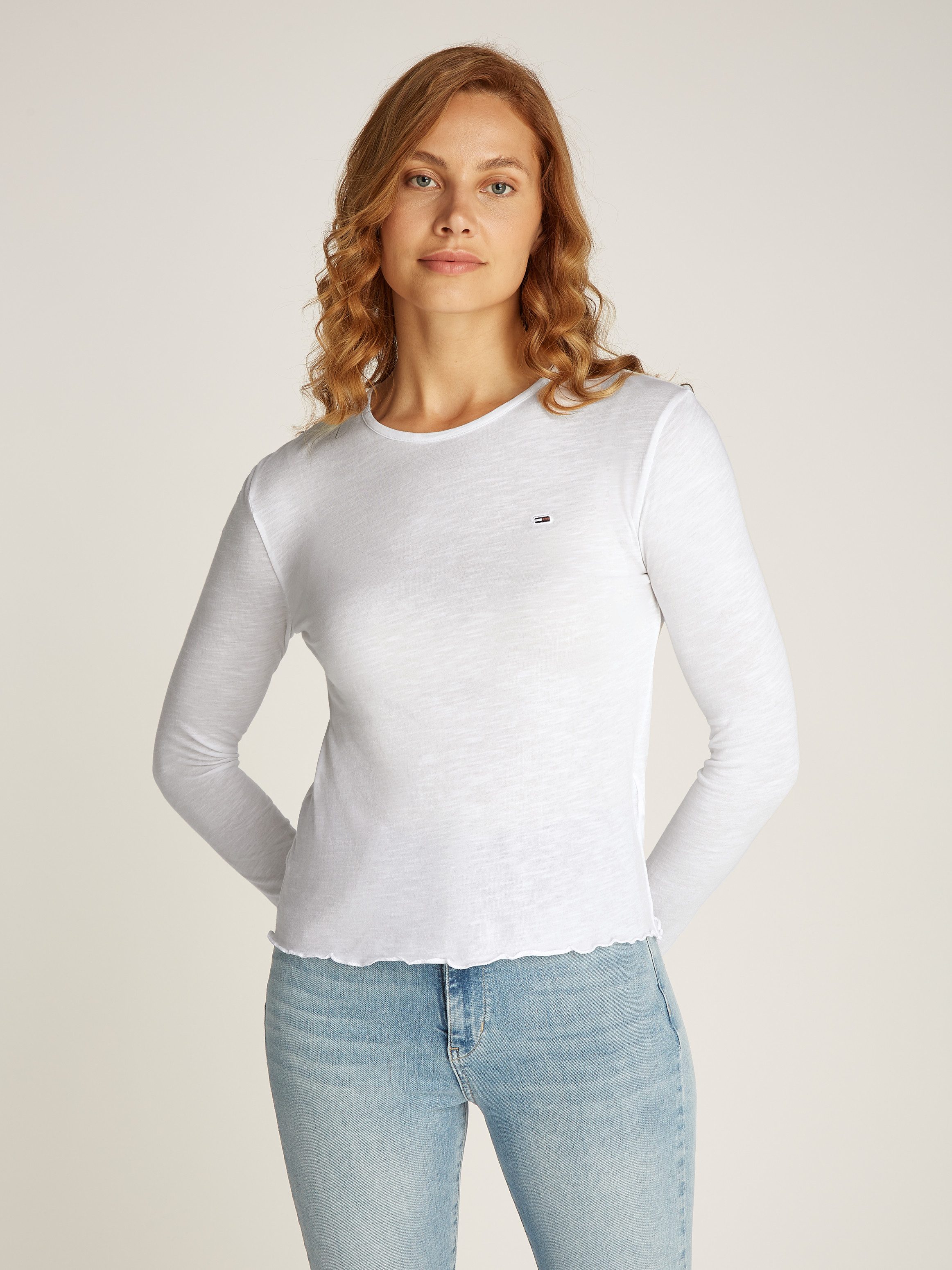 Tommy Jeans Langarmshirt TJW SLUB SOFT günstig online kaufen