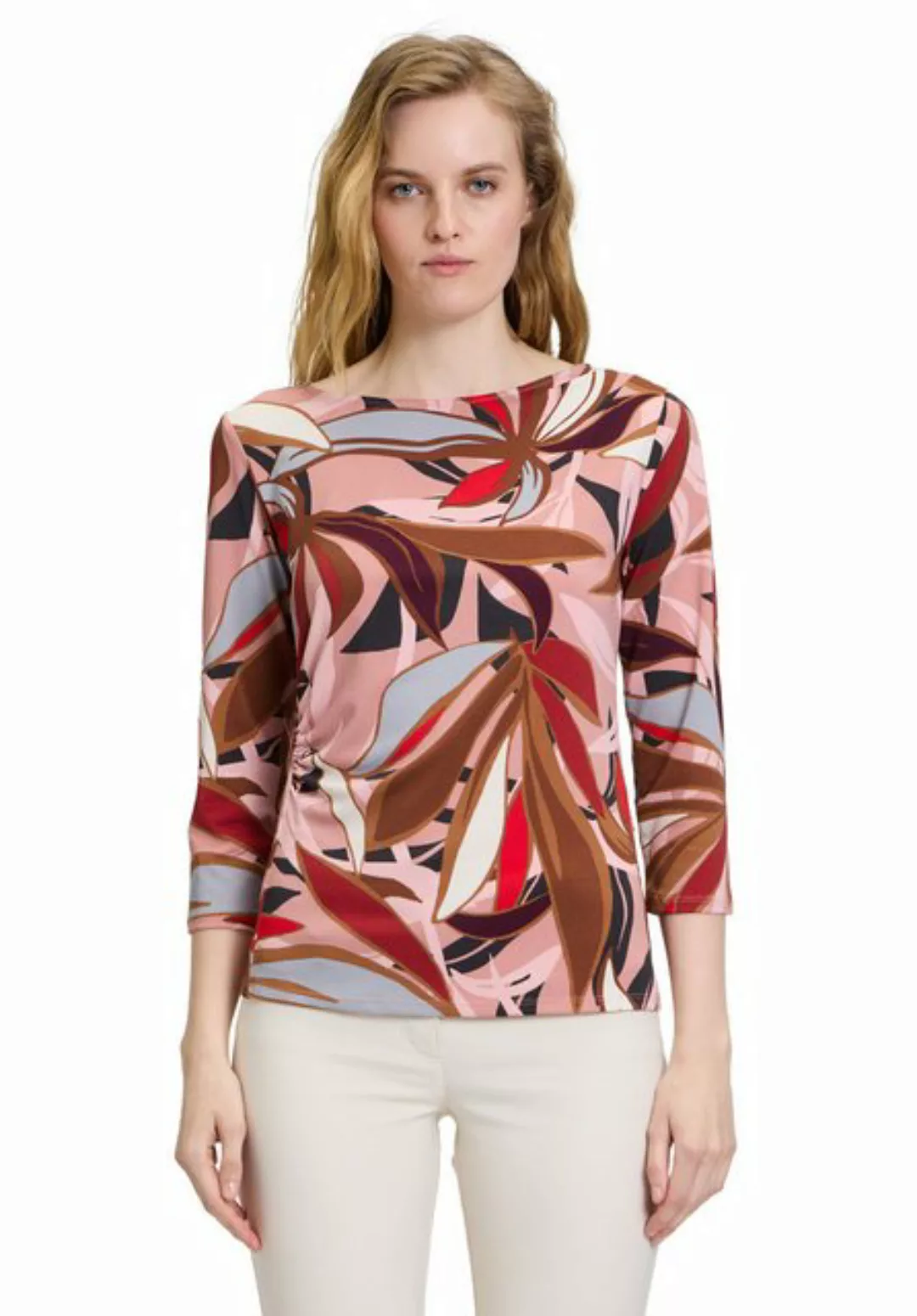 Betty Barclay 3/4-Arm-Shirt Betty Barclay Printshirt mit Raffung (1-tlg) Ma günstig online kaufen