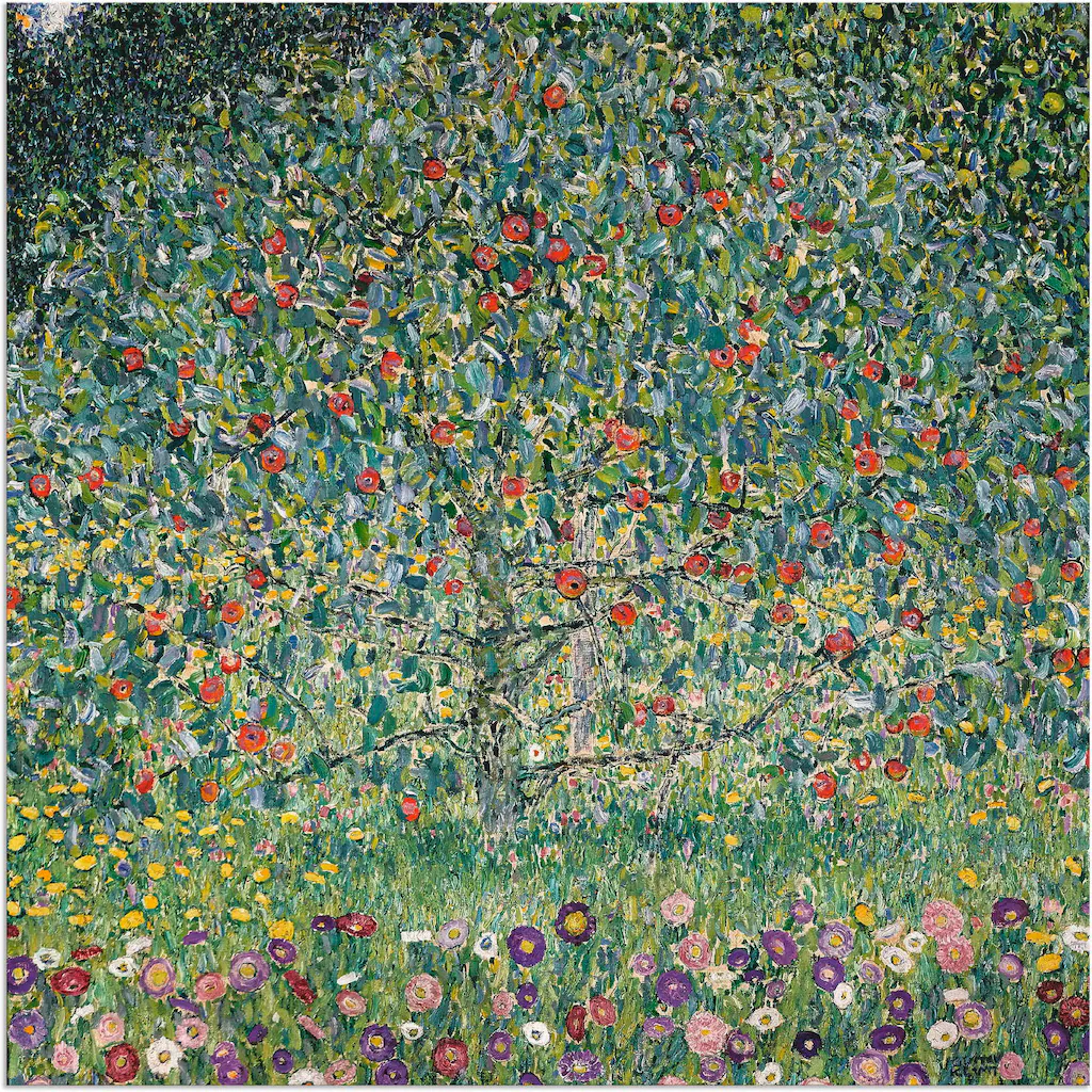 Artland Wandbild "Apfelbaum I. 1912", Bäume, (1 St.), als Alubild, Outdoorb günstig online kaufen