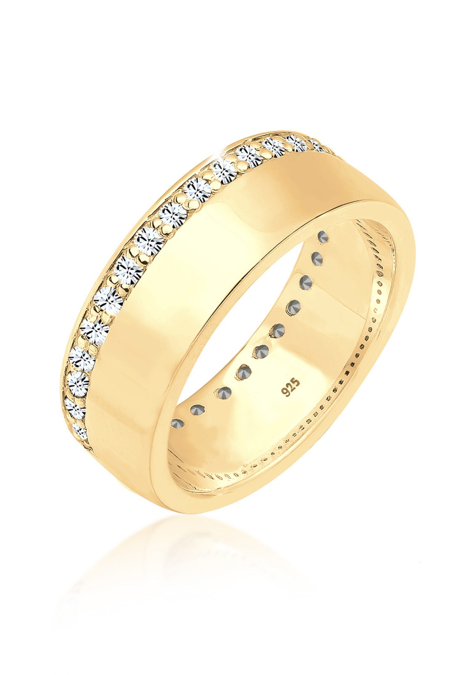 Elli Fingerring Bandring Kristalle Funkelnd 925 günstig online kaufen
