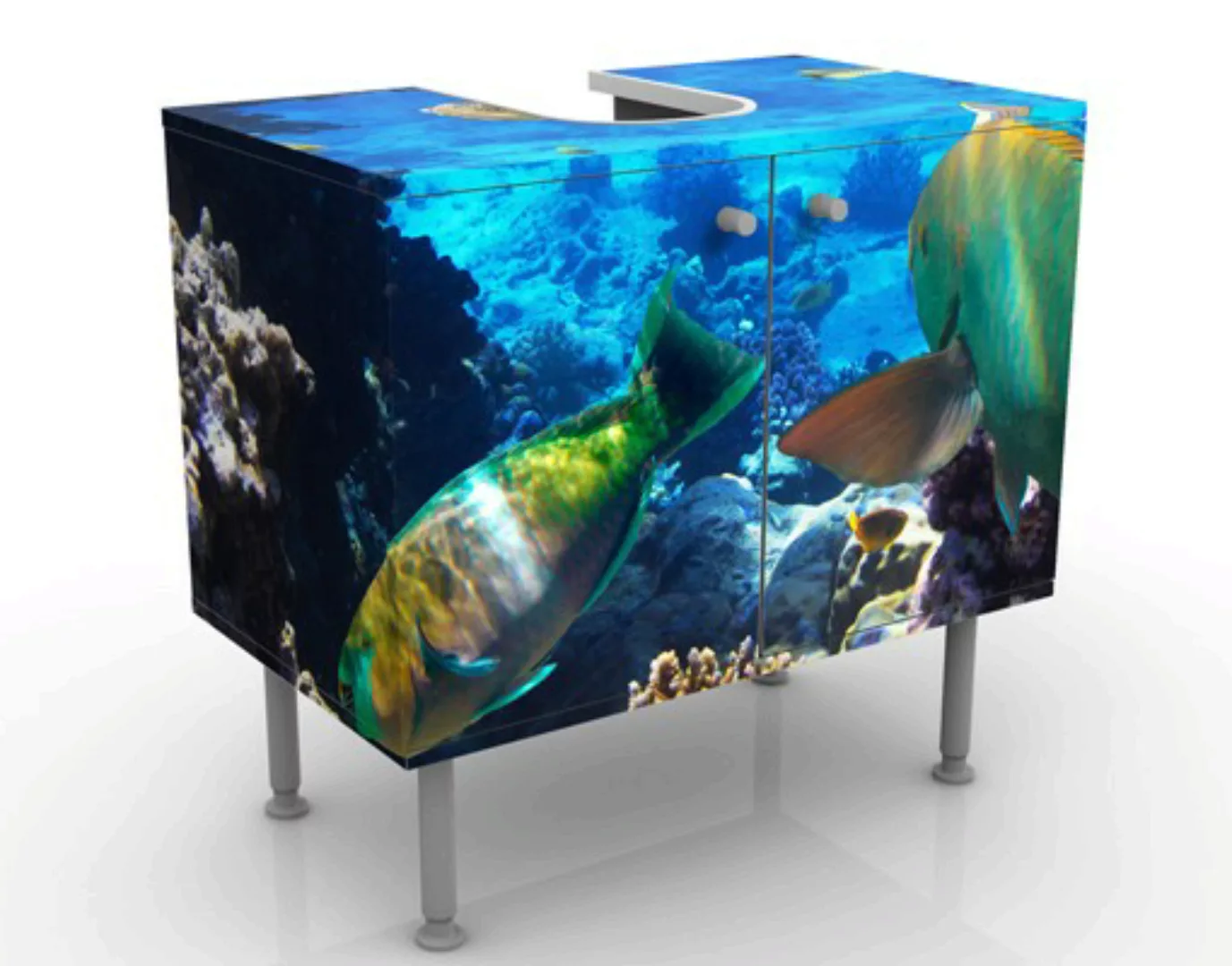 Waschbeckenunterschrank Kunstdruck Underwater Dreams günstig online kaufen
