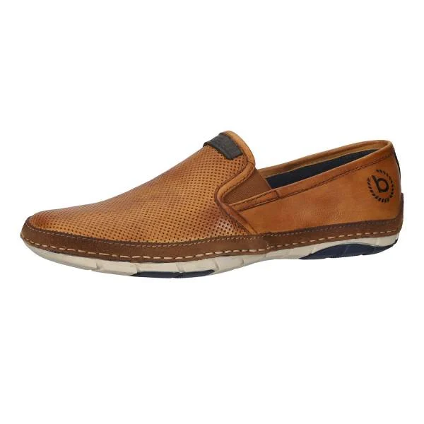 Bugatti Herren Slipper Leder mittelbraun, Gr. 42 günstig online kaufen