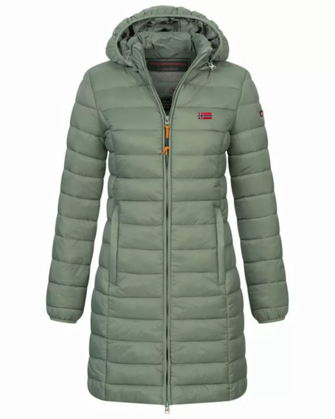 Geographical Norway Steppmantel Winter Jacke Steppjacke Parka Lange Kapuzen günstig online kaufen