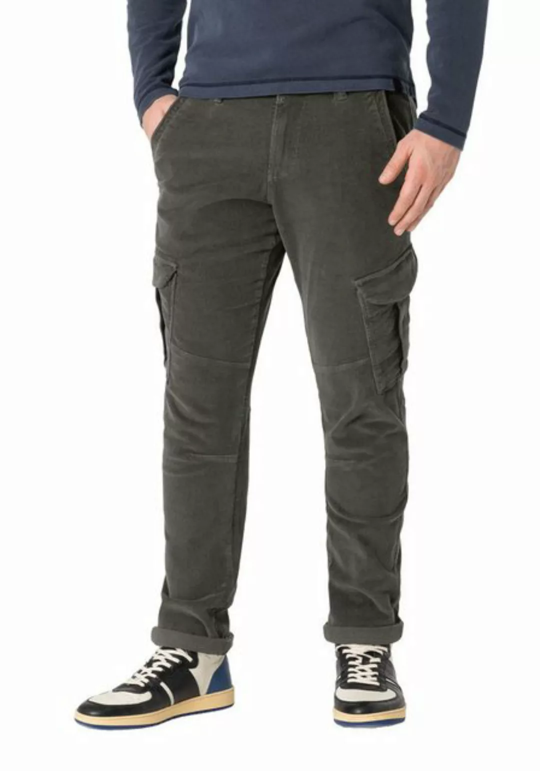 TIMEZONE Herren Cargo Hose REGULAR NIKLASTZ - Regular Fit - Grau Blau Grün günstig online kaufen