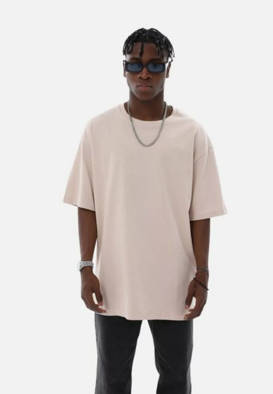 COFI Casuals T-Shirt Oversize T-Shirt - Heavy Weight Basic Shirt günstig online kaufen