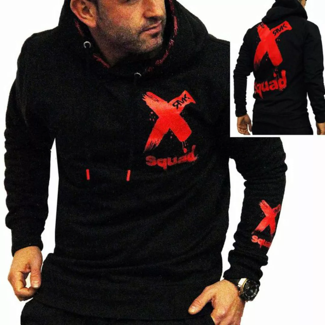 RMK Hoodie Herren Pullover mit Kapuze Pulli Kapuzenpullover Langarm X mit B günstig online kaufen