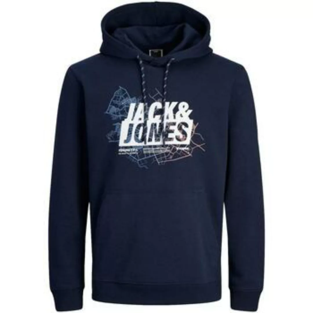 Jack & Jones Herren Kapuzenpullover Hoodie JCOMAP LOGO - Regular Fit günstig online kaufen