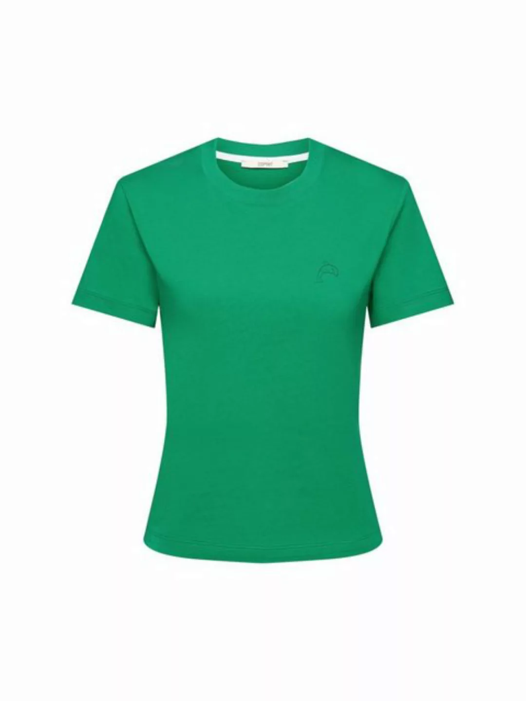 Esprit T-Shirt Baumwoll-T-Shirt mit Delfinprint (1-tlg) günstig online kaufen