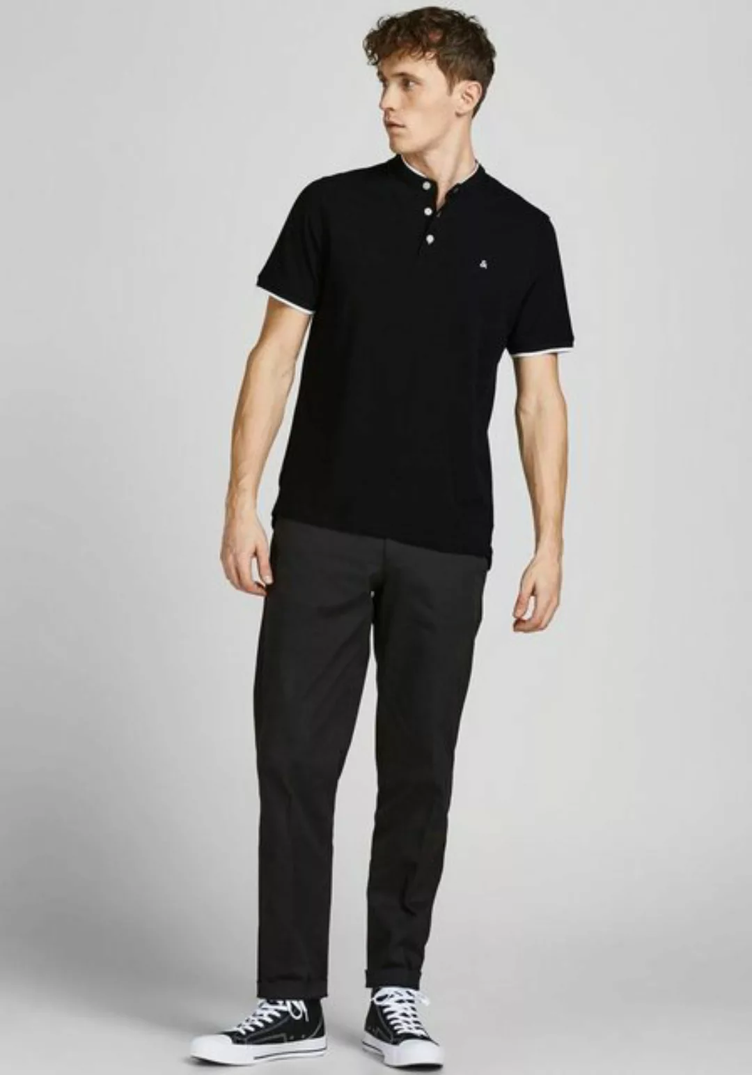 Jack & Jones Herren Poloshirt JJEPAULOS MAO - Slim Fit günstig online kaufen