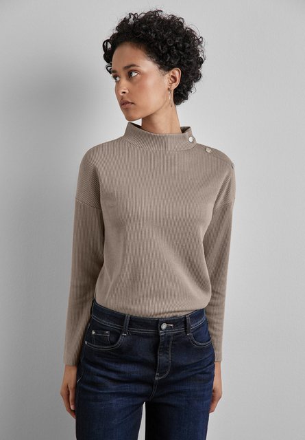 STREET ONE Langarmshirt mit Turtleneck günstig online kaufen