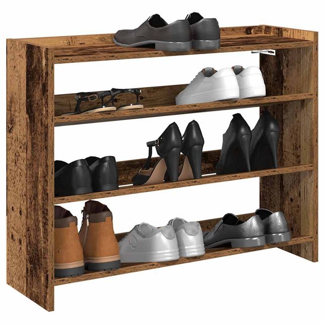 vidaXL Schuhschrank Schuhregal Altholz-Optik 80x25x61,5 cm Holzwerkstoff günstig online kaufen