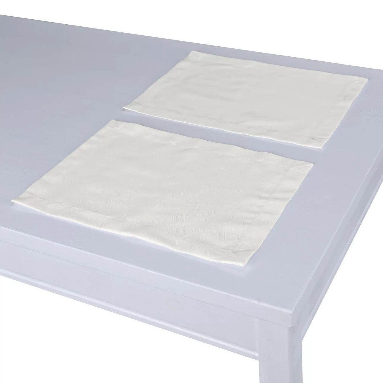 Tischset 2 Stck., weiss, 30 x 40 cm, Cotton Panama (702-49) günstig online kaufen