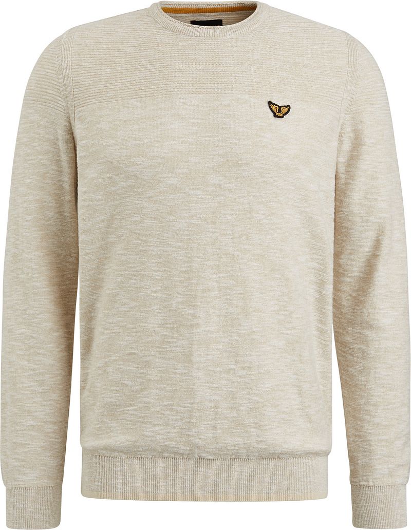 PME Legend Stickgarn Pullover Ecru - Größe XL günstig online kaufen