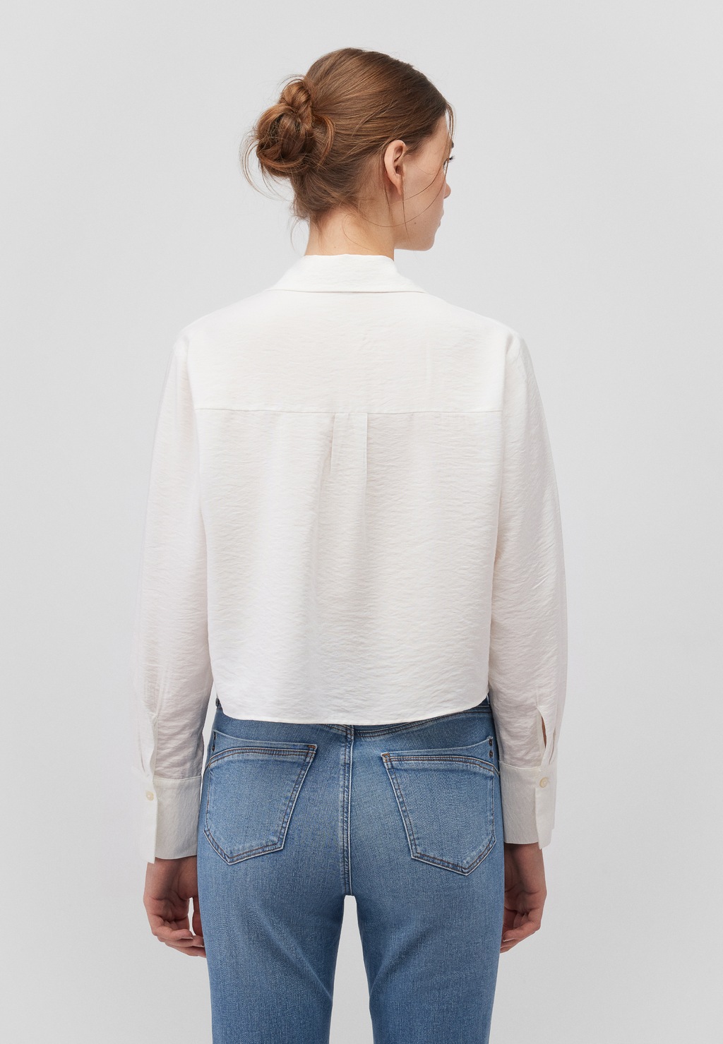 Mavi Langarmbluse "CROPPED SHIRT", Cropped Bluse günstig online kaufen