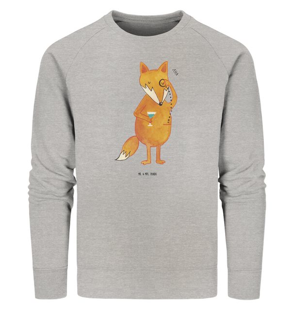 Mr. & Mrs. Panda Longpullover Größe XXL Fuchs Lord - Heather Grey - Geschen günstig online kaufen