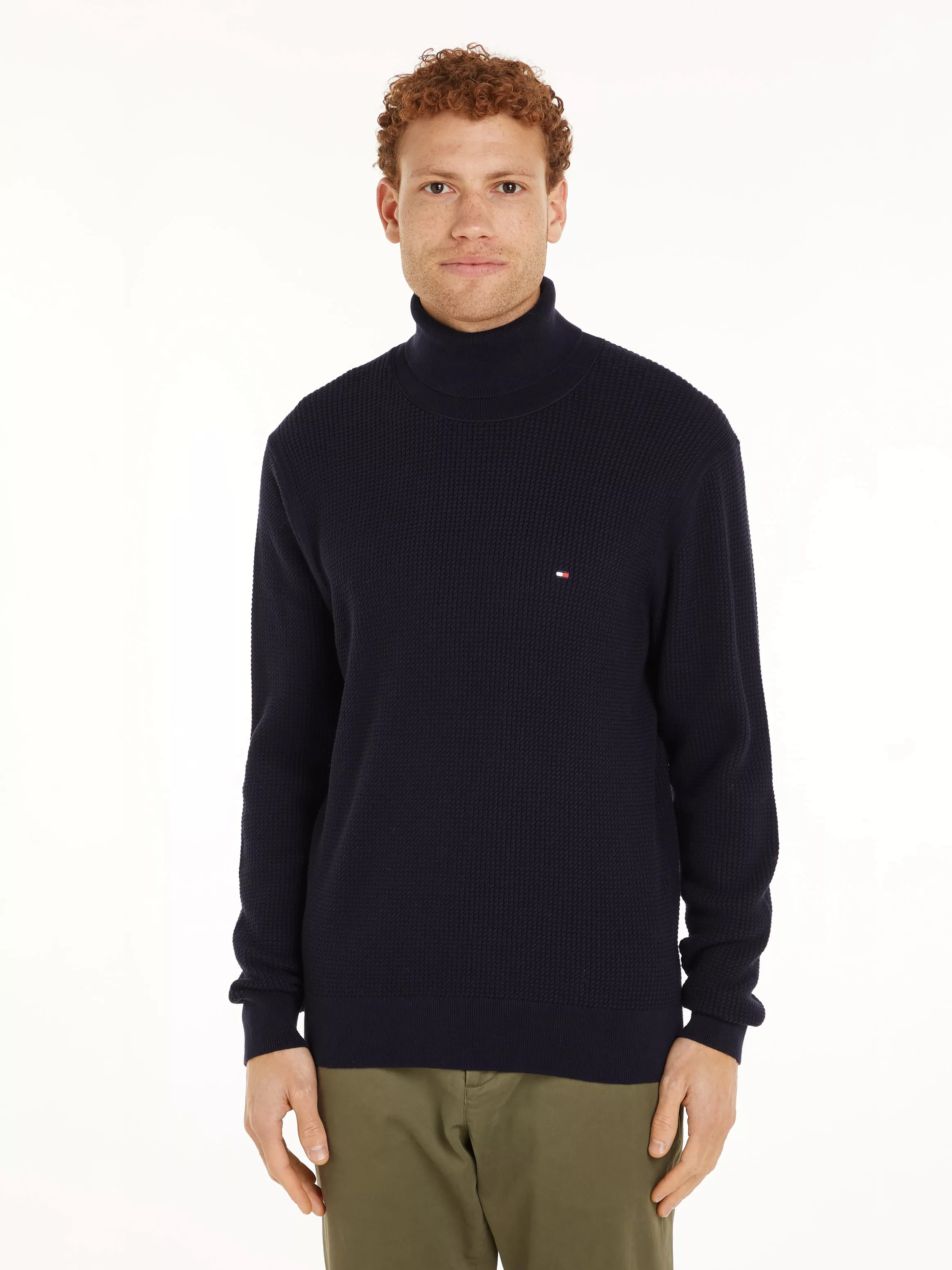 Tommy Hilfiger Rollkragenpullover "STRUCTURE ROLL NECK" günstig online kaufen