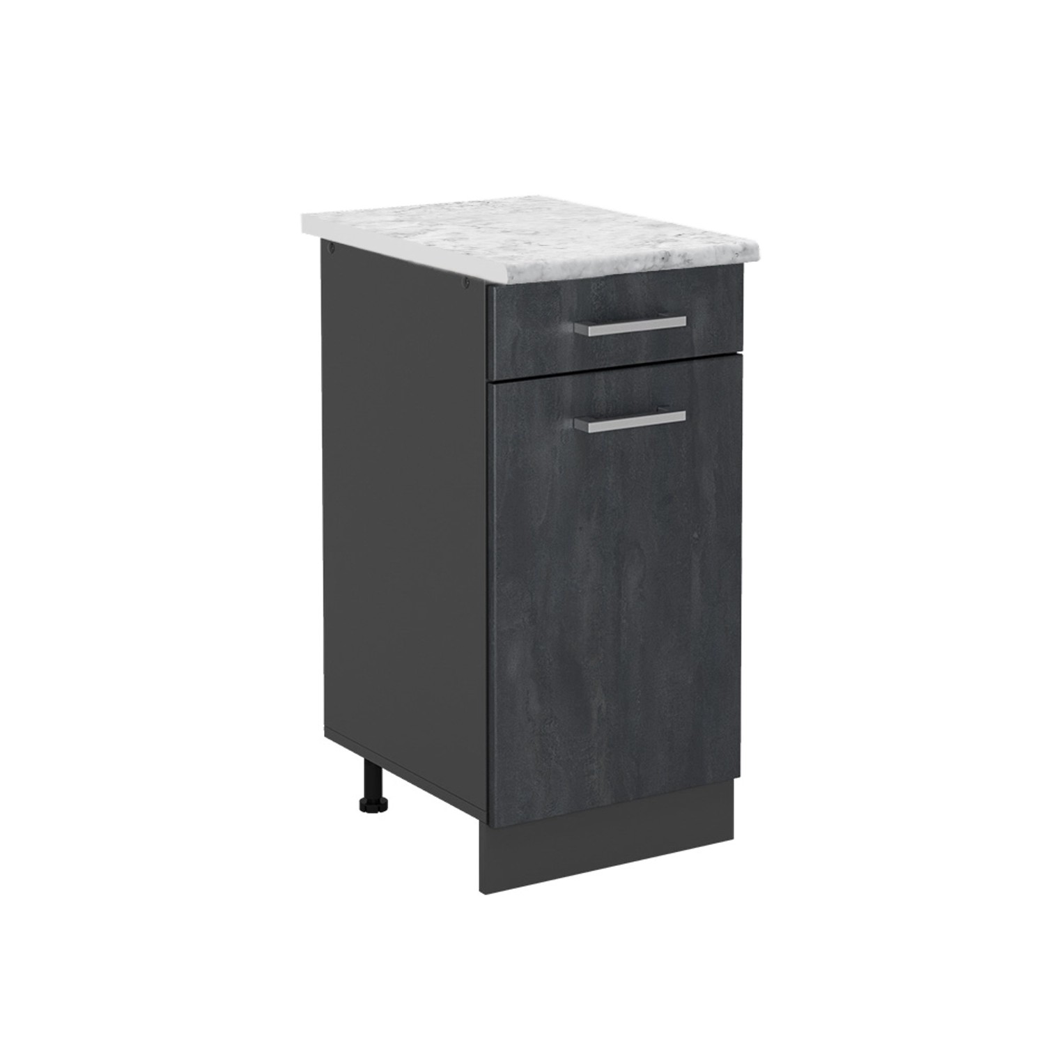 Vicco Unterschrank R-Line, Schwarz Beton/Anthrazit, 40 günstig online kaufen