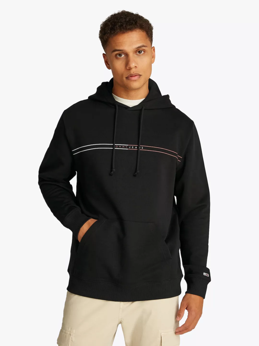 Tommy Jeans Plus Hoodie TJM REG ENTRY GRAPHIC HOODIE EXT Mit Rundhalsaussch günstig online kaufen